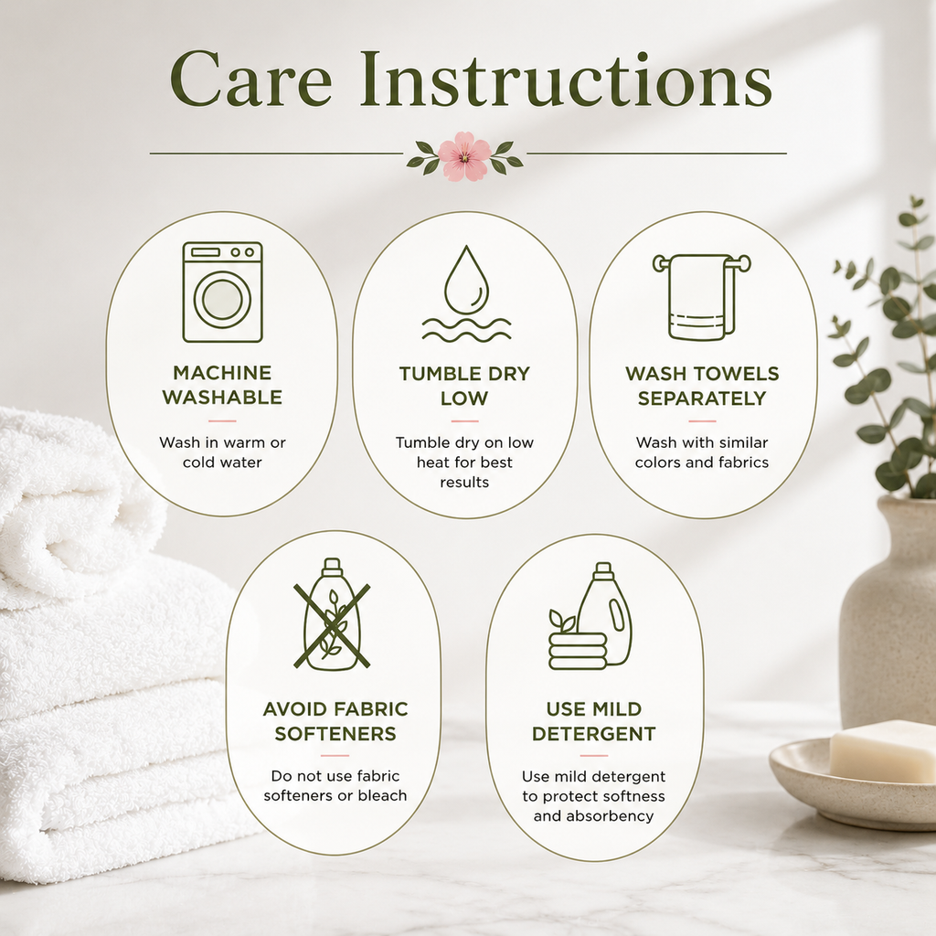 Extra Large Bath Towels (Set of 2)